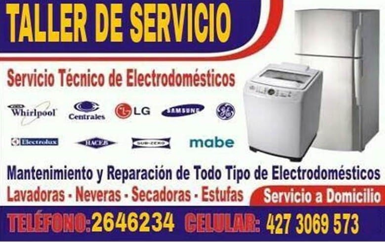 TALLER DE REPARACION DE LAVADORAS Y REFRIGERADORES en Colima