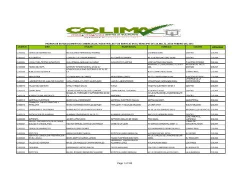 LAVANDERIA JADAMI en Colima