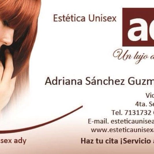 ESTETICA UNISEX ADY en Colima