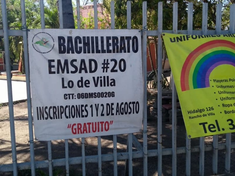 BACHILLERATO EMSAD: 20 LO DE VILLA en Colima